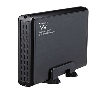 Ewent Ew7051 usb 2.0 enclosure 3.5" sata 1 stk (EW7051) Zwart