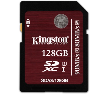 Kingston SDXC UHS-I U3 (SDA3) 128GB