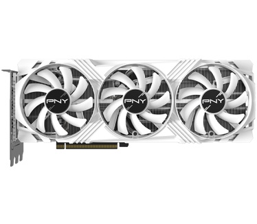 PNY GeForce RTX 4070 Ti SUPER 16GB VERTO Overclocked Triple Fan White
