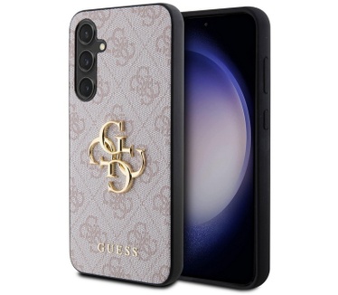 Guess 4G Metal Logo Back Case Samsung Galaxy S23 FE (S711) - Roze Roze