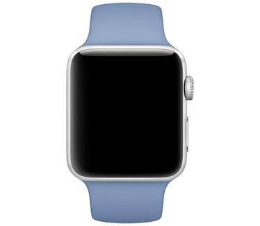 Apple Watch Originele 42mm Siliconen Sportband - Azuurblauw