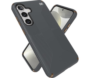 Speck Presidio2 Grip Samsung Galaxy S24 Plus Charcoal Grey - with Microban