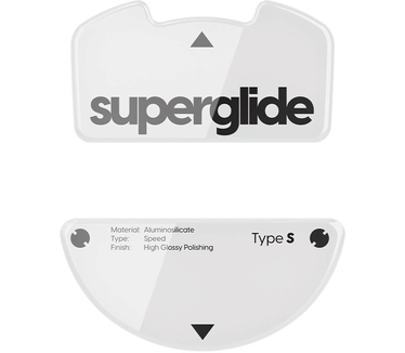 Superglide Glass Skates for Razer Viper V3 Pro White - Muisvoeten Voor Razer Viper V3 Pro - Gemaakt van glas - Wit