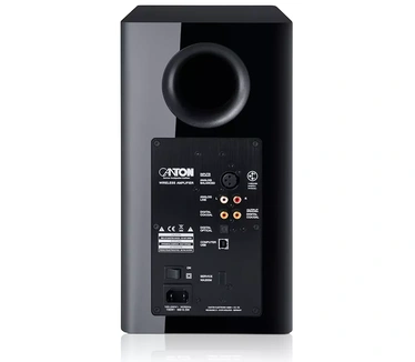 Canton Smart Townus 2 Actieve Boekenplank Luidsprekers 2x350W - Fineer Walnoot (Zwart)