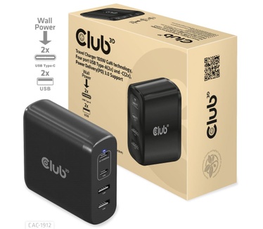 Club 3D CAC-1912EU Travel Charger 100W