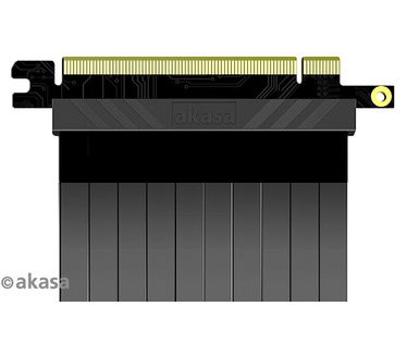 Akasa RISER BLACK XL, Premium PCIe 3.0 x 16 Riser cable,100CM