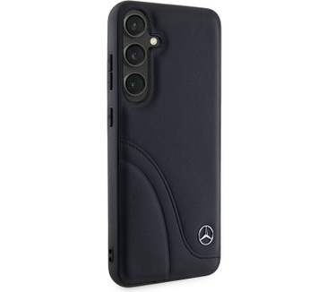 Mercedes-Benz Curved Back Case - Galaxy S24 (S921) - Zwart Zwart