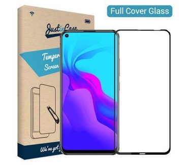 Just in Case Full Cover Tempered Glass Huawei P20 Lite 2019 Zwart