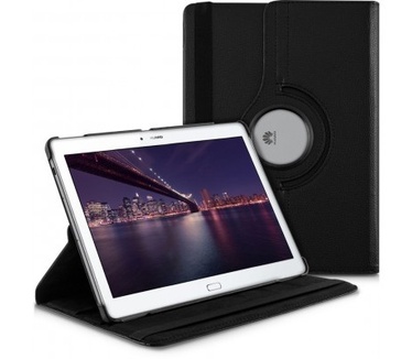 qMust Rotating 360 Case Huawei MediaPad M2 10.0 - Folio hoes met stand - Black