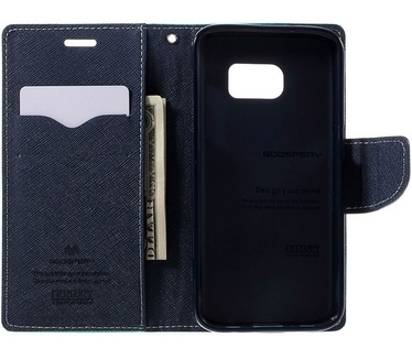 Mercury Fancy Diary WalletCase voor Samsung Galaxy S7 - Mint Mint