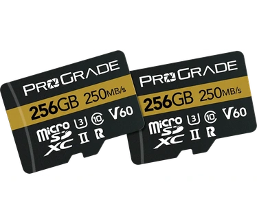 ProGrade Digital microSDXC UHS-II V60, 256GB 2-pack