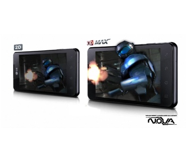 LG Optimus P720 3D Max Zwart