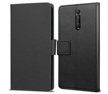 qMust Xiaomi Redmi K20 Pro Wallet Hoesje Zwart
