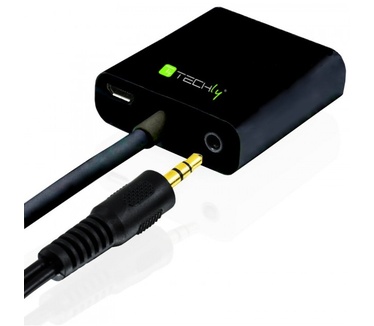 Techly Cable Adapter Converter HDMI to VGA with Micro USB and Audio IDATA HDMI-VGA2AU