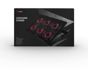 Savio Laptop cooling pad 6 backlit fans 2000 RPM COS-01