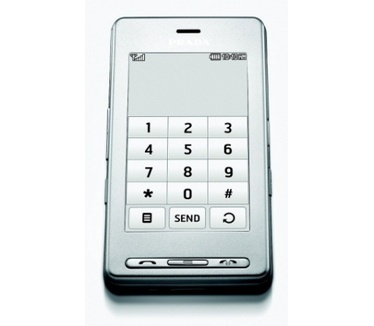 LG KE850 Prada Zilver, Zwart