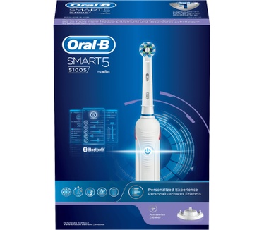Oral-B Smart 5 5100S White Elektrische Tandenborstel Powered By Braun