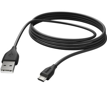 Hama 3m, USB2.0-A/USB2.0 Micro-B
