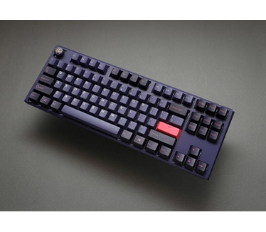 Ducky One 3 TKL, RGB, clear keycaps, MX Speed, Qwerty US, Donkerblauw