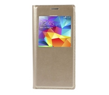 qMust Samsung Galaxy S5 Mini Window Cover - Gold