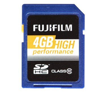 Fujifilm 4GB SDHC Class 10