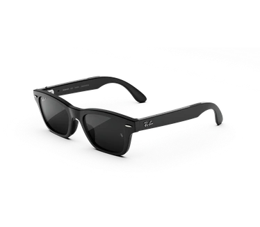 Meta Ray-Ban Audio Burbank, Mat Zwart, Grijs