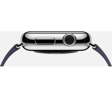 Apple Watch (moderne gesp, 38mm) Zilver (Blauw)