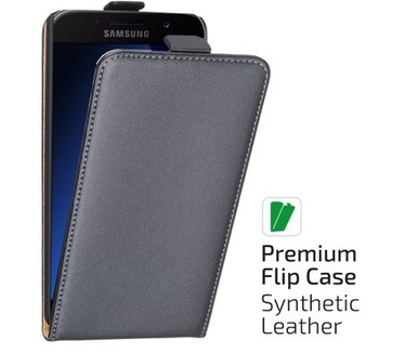 qMust Elegant flip case Samsung Galaxy A5 (2017) Zwart