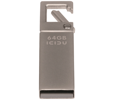 ICIDU Carabineer 64GB Aluminium
