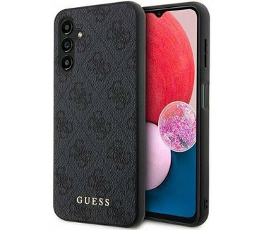 Guess 4G Back Cover voor Samsung Galaxy A14 (A146) - Grijs Grijs