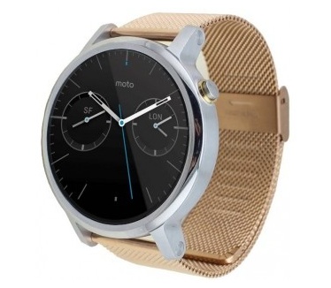 qMust Milanees armband voor Motorola Moto 360 42mm Men (2nd gen) - Gold