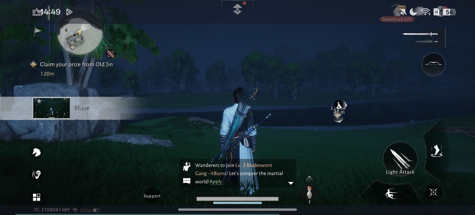 Where Winds Meet op mobile