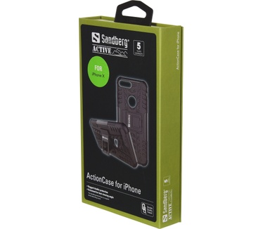 Sandberg ActionCase for iPhone X (iPhone X) Zwart