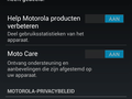 Moto G interface