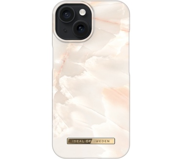 iDeal of Sweden Rose Pearl Marble (iPhone 15) Beige