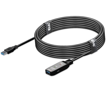 Club 3D USB 3.2 Gen1 Active Repeater Cable 5m/ 16.4 ft M/F 28AWG