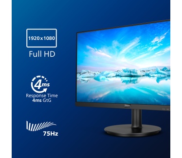 Philips V-line 241V8LA/00 Zwart