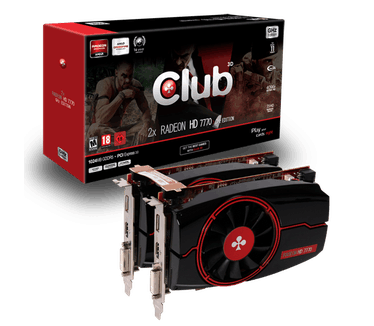 Club3D Club 3D Radeon HD7770 Ghz. edition CrossfireX pack