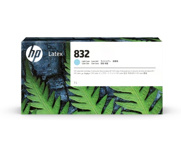 HP 832 Latex inktcartridge lichtcyaan, 1 liter