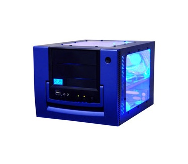 Apevia X-Qpack  Blauw, Zwart