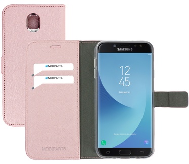 Mobiparts Saffiano Wallet Case Samsung Galaxy J7 (2017) Pink