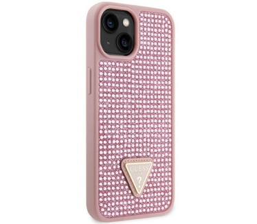 Guess Rhinestones Back Case - Apple iPhone 14 (6.1") - Roze Roze