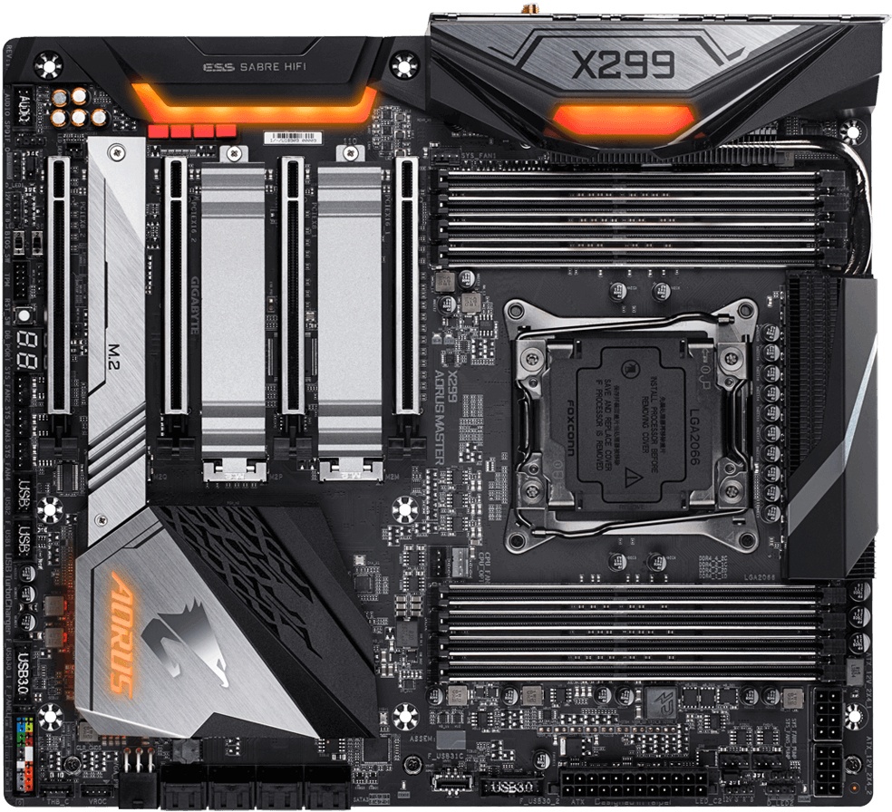  Gigabyte X299 Aorus Master rev. 1.0 - Kenmerken - Tweakers