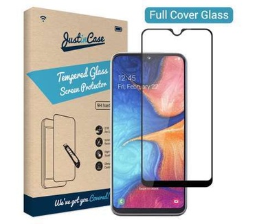 Just in Case Full Cover Tempered Glass Samsung Galaxy A20e Zwart