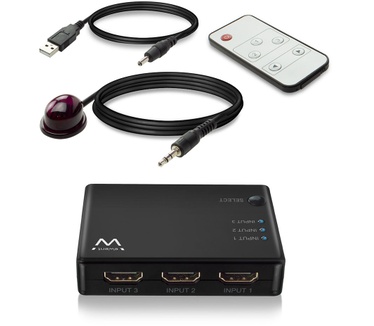 Ewent EW3730 4K HDMI Switch 3-poorts