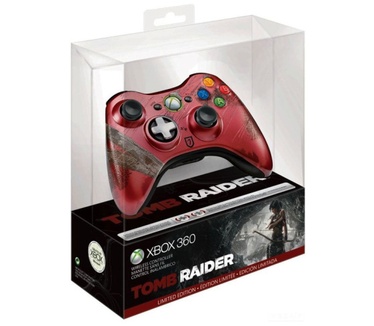 Microsoft Wireless Tomb Raider Limited Edition Rood, Xbox 360