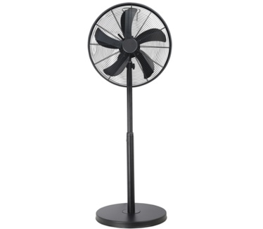 Hanson statiefventilator Siena 122cm zwart