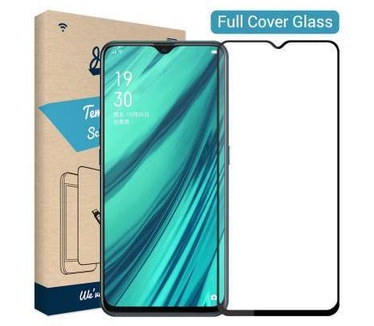 Just in Case Full Cover Tempered Glass Oppo A9 2020 Zwart