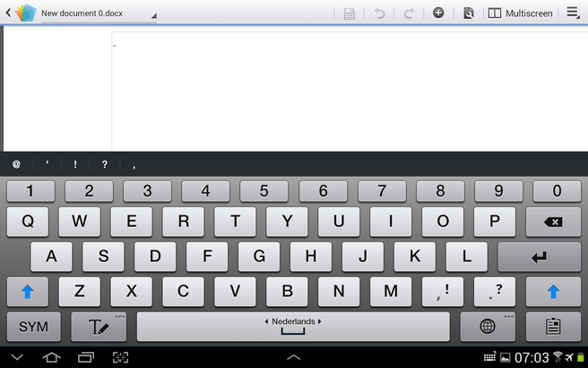 Galaxy Note 10.1 - software