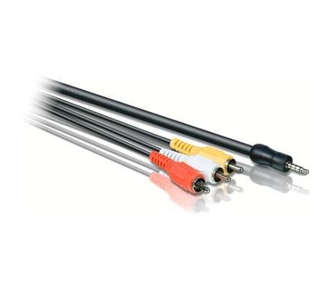 Philips Audio Jack 3,5 mm - Composite A/V-Kabel 3,0m.